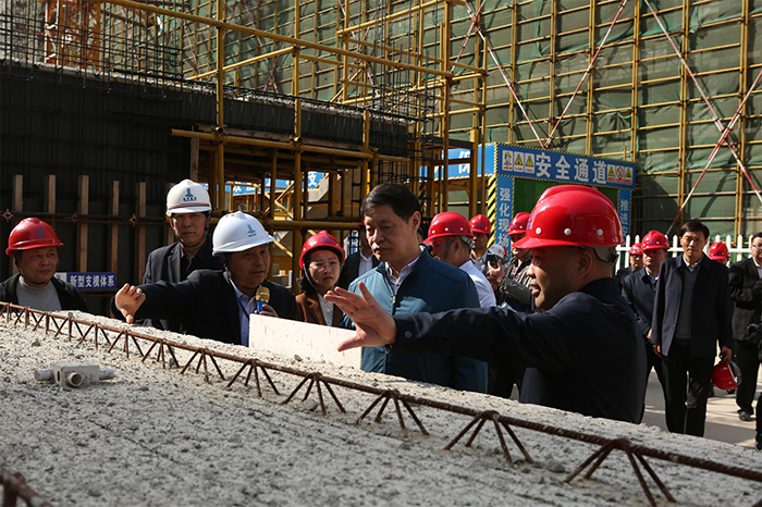 住建部陈宜明等领导一行到天成家园装配式项目调研考察