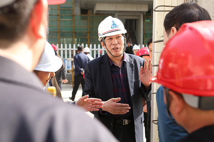 住建部陈宜明等领导一行到天成家园装配式项目调研考察