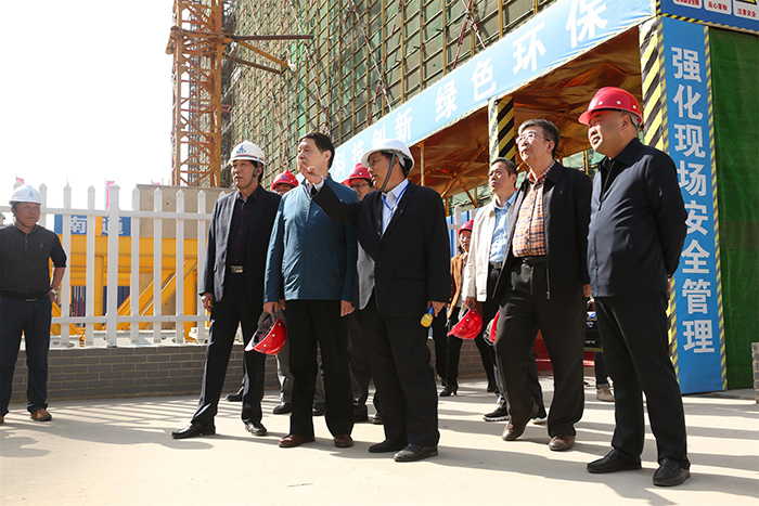 住建部陈宜明等领导一行到天成家园装配式项目调研考察