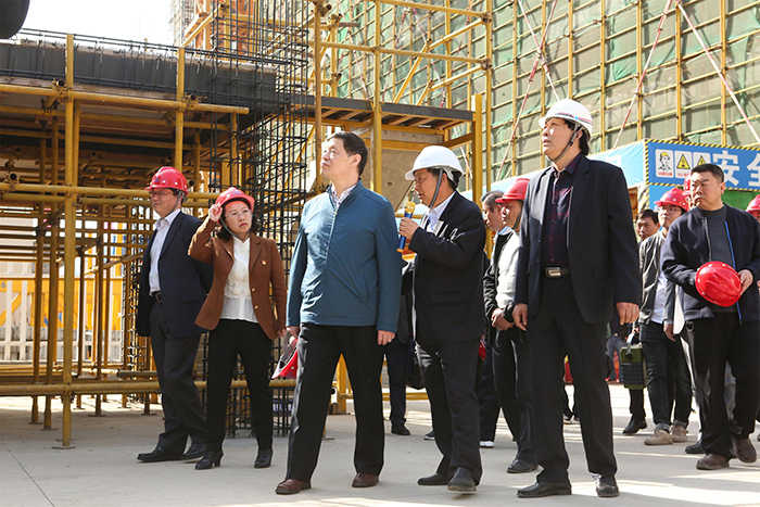住建部陈宜明等领导一行到天成家园装配式项目调研考察