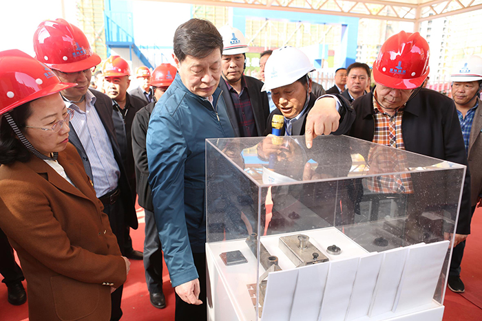 住建部陈宜明等领导一行到天成家园装配式项目调研考察